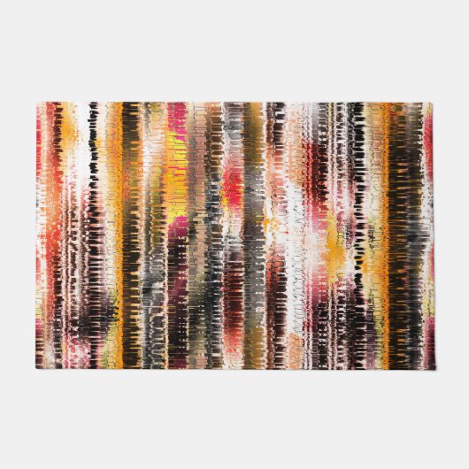 Abstract gestript van opvallend gesneden papier deurmat (Voorkant)