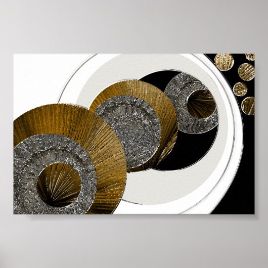 Abstract gestructureerd onverklaarbaar poster (Voorkant)