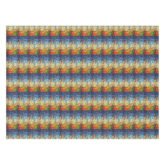 Abstract gestructureerd patroon tafelkleed (Voorkant (Horizontaal))