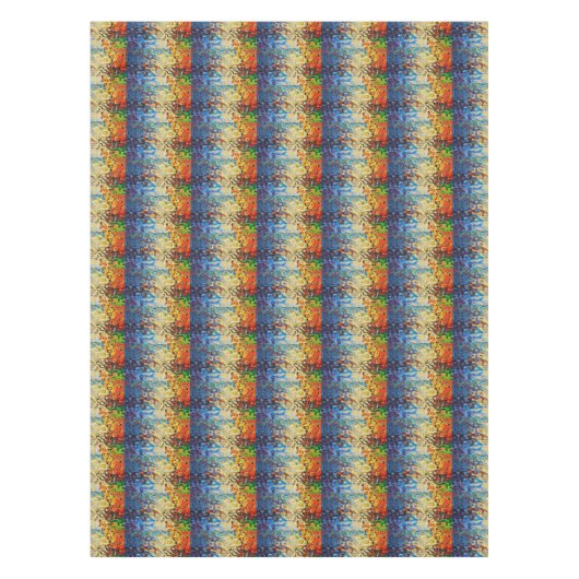 Abstract gestructureerd patroon tafelkleed (Voorkant)