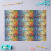 Abstract gestructureerd patroon tissuepapier (Craft)