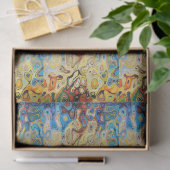 Abstract gestructureerd patroon tissuepapier (Geschenk)