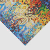 Abstract gestructureerd patroon tissuepapier (Detail)