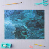 Abstract gestructureerde blauwe achtergrond-ontkop tissuepapier (Craft)