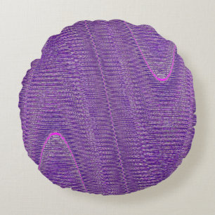 Abstract geweven draden, Paars rond Sierkussen Kussen