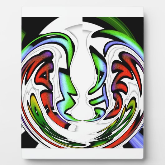 Abstract gezicht Hakuna Matata Art Print Fotoplaat (Voorkant)