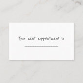 Abstract gezicht visitekaartje (Achterkant)