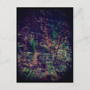 Abstract Ghost-teken en -structuur Briefkaart