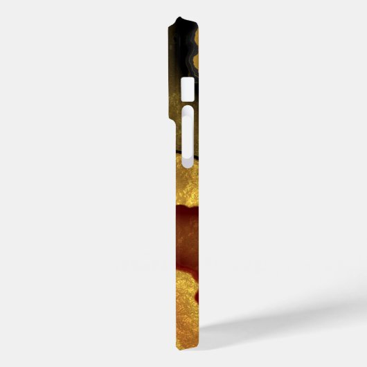 Abstract Gilded Agate Case-Mate iPhone Case (Achterkant / Links)