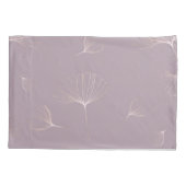 Abstract Ginkgo Biloba Botanisch Roos Gold Kussensloop (Achterkant)