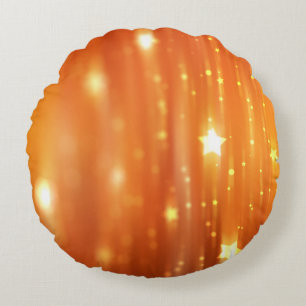 abstract glanzend oranje achtergrond abstract, kun rond kussen