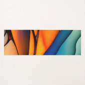 Abstract Glas in lood met levendige kleuren Yogamat (Voorkant (horizontaal))