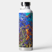 Abstract Glas in lood - Thor Waterfles (Rechts)