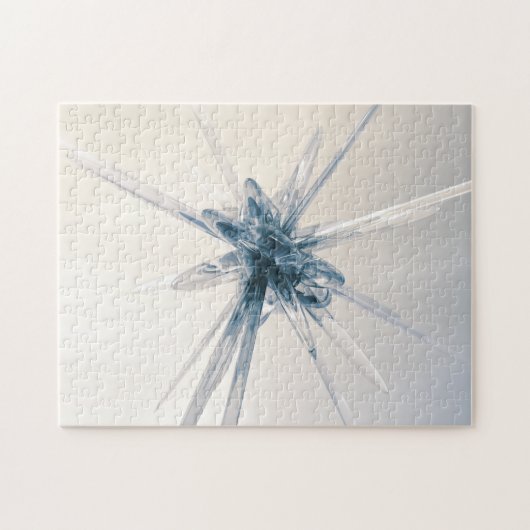 Abstract glas legpuzzel (Horizontaal)