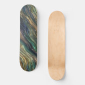 Abstract glas skateboard (Voorkant)