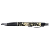 Abstract  glazen floreel monogram pen (Bodem)