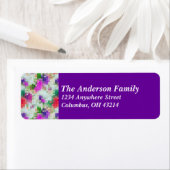 Abstract Glittery Pattern 3 Return Address Labels (Insitu)