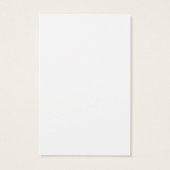 Abstract Gold Foil Circle Earring Display Card Visitekaartje (Achterkant)