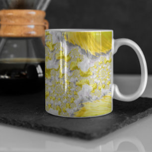 Abstract Gold Fractal Koffiemok