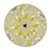 Abstract Gold Fractal Snijplank (Voorkant)