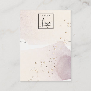 Abstract Gold Paars Logo Ketting beeldscherm Visitekaartje