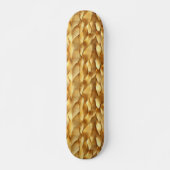 Abstract Gold Patroon Skateboard (Voorkant)