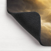 Abstract Golden Nebula Mouse Pad Muismat (Hoek)