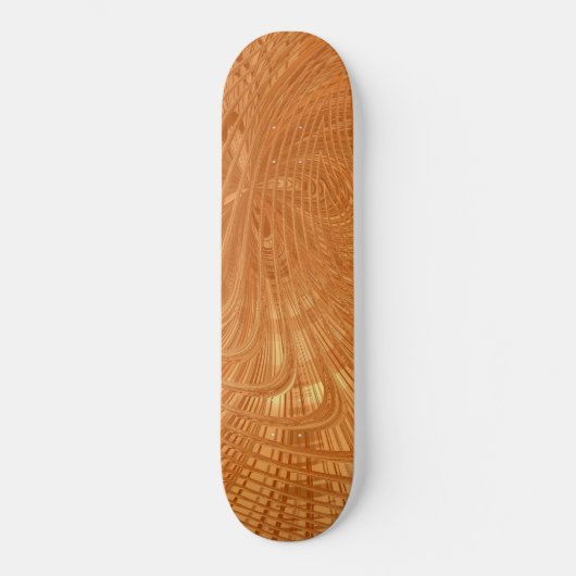 Abstract golfkarton skateboard (Voorkant)