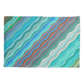 Abstract golfpatroon | Kussensloop (Achterkant-Links)