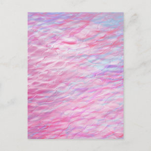 Abstract golvend patroon briefkaart