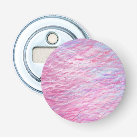 Abstract golvend patroon button flesopener (Voorkant)