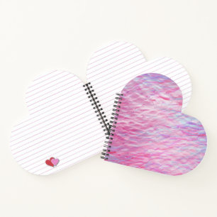 Abstract golvend patroon notitieboek