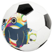 Abstract Gorilla-Voetbal Voetbal (Drie kwart)