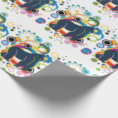 Abstract Gorilla Wrapping Paper Cadeaupapier (Hoek)