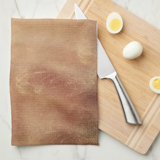 Abstract goud- en rustkunst theedoek (Quarter Fold)