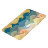 ABSTRACT GOUD GROEN BLAUW MAGNEET (Linkerzijde)