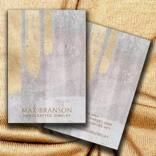 Abstract Goud Roze Sieraden Designer Display Kaart