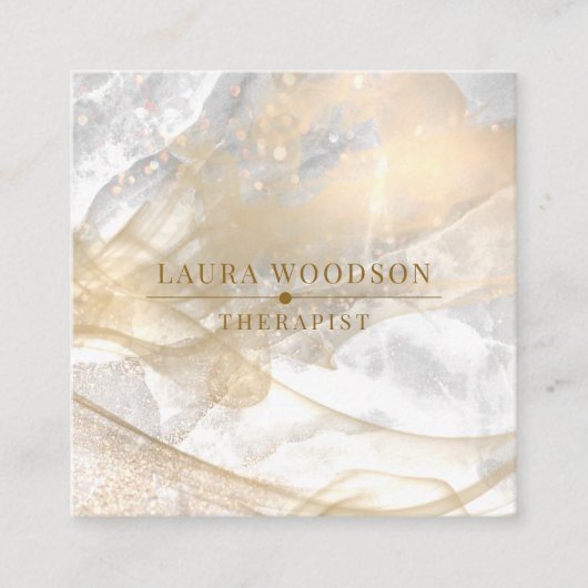 Abstract Goud Visitekaartje (Voorkant)