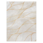 Abstract gouden bladeren kunstwerk | Tafelkleed (Voorkant)