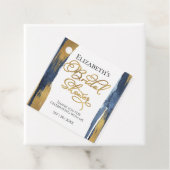 Abstract Gouden Bruiloft Dank Je Bedankjes Labels (In situ)