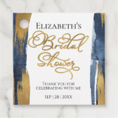 Abstract Gouden Bruiloft Dank Je Bedankjes Labels (Voorkant)