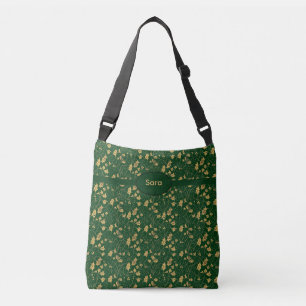 Abstract Gouden Hulst Crossbody Tas