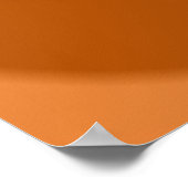 Abstract Gouden Oranje Gradiënt Spiraal Fractal Poster (Hoek)