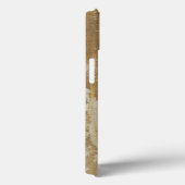 Abstract gouden schilderen met zilverspeckers Case-Mate iPhone case (Achterkant / Rechts)