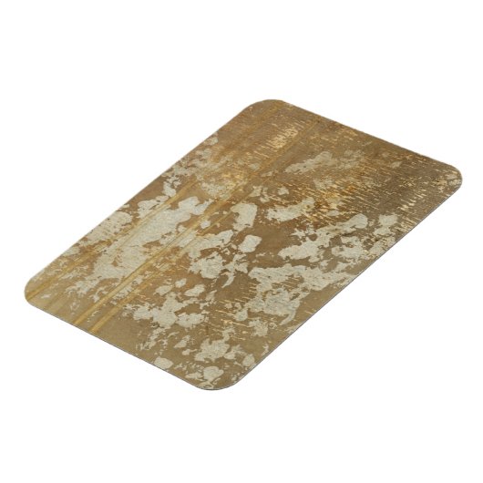 Abstract gouden schilderen met zilverspeckers magneet (Linkerzijde)