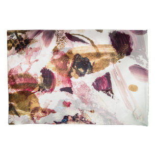 Abstract Gouden Sparkles Creatieve Kunst Kussensloop