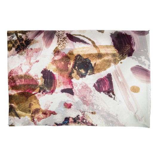 Abstract Gouden Sparkles Creatieve Kunst Kussensloop (Voorkant)