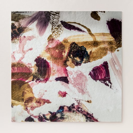 Abstract Gouden Sparkles Creatieve Kunst Legpuzzel (Verticaal)