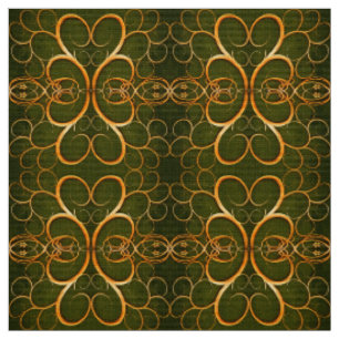 abstract gouden wervelpatroon stof