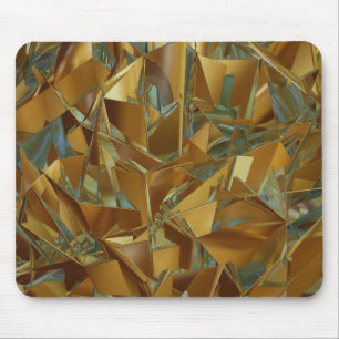 abstract goudkleurig muismat